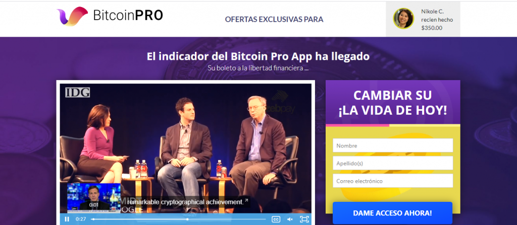 Bitcoin Pro Opiniones - la mejor plataforma de negociación automática