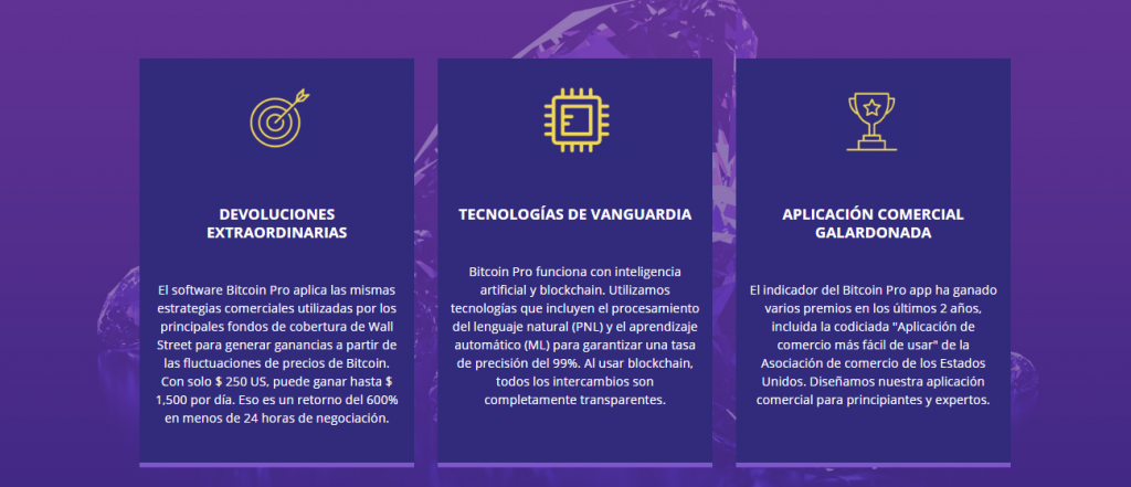 Bitcoin Pro Opiniones - Características de Bitcoin Pro